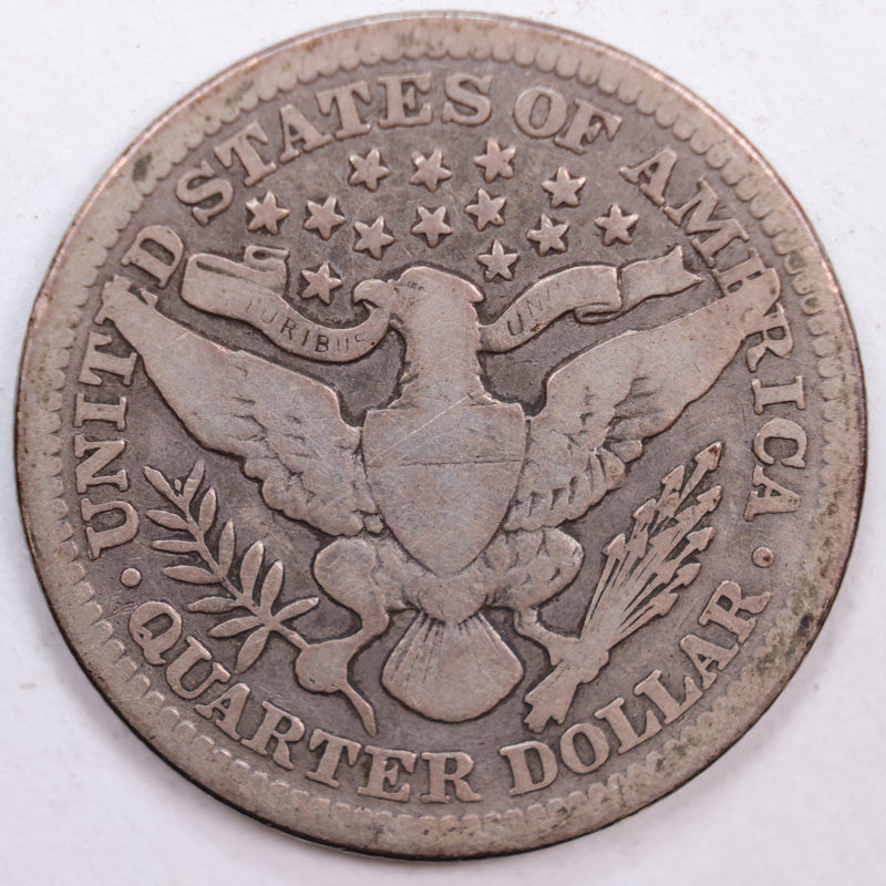 1903 Barber Silver Quarter, Very Good Circulated Coin, Store