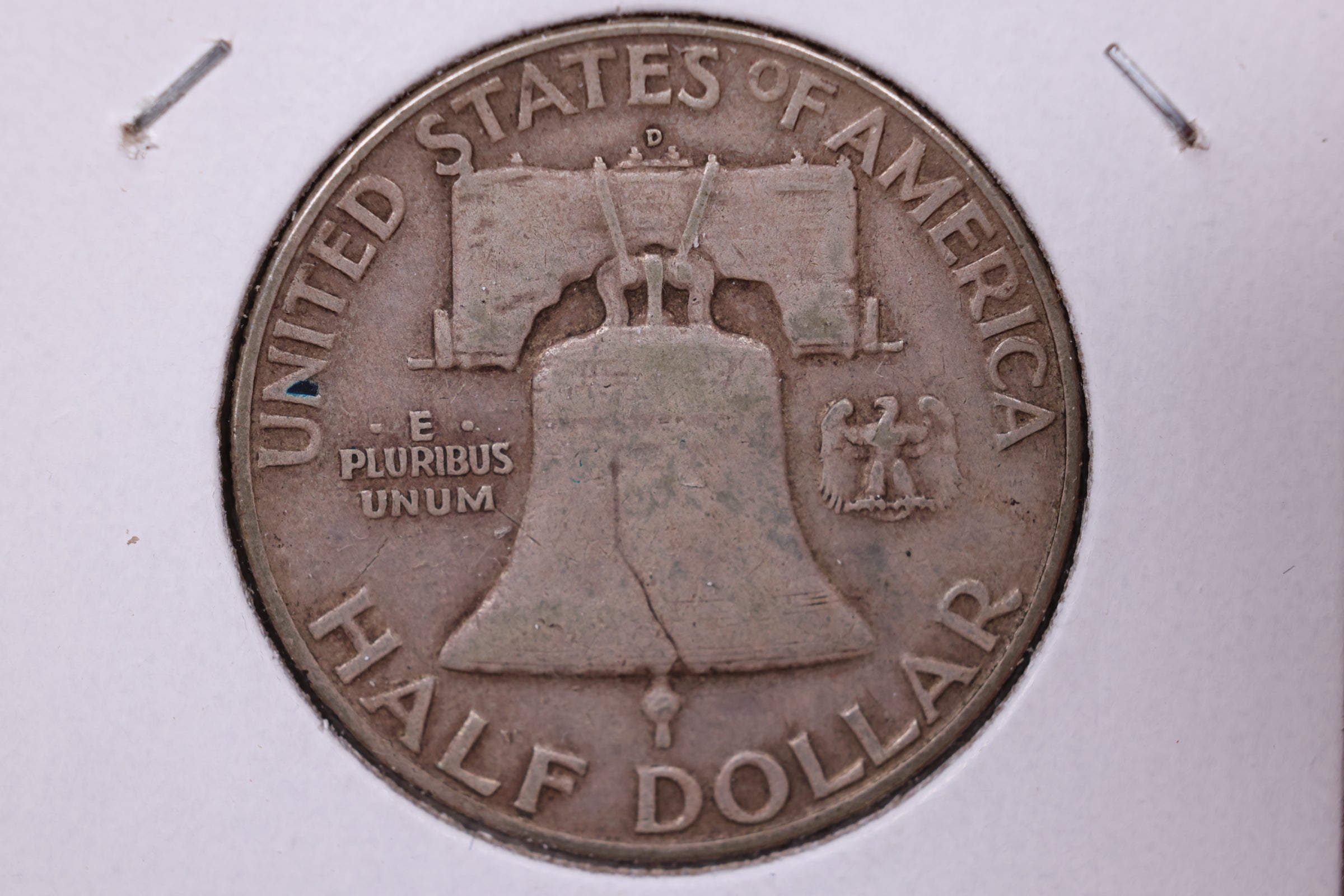 1950-D Franklin Half Dollar, Fine Circulated Coin, Store #HR1516