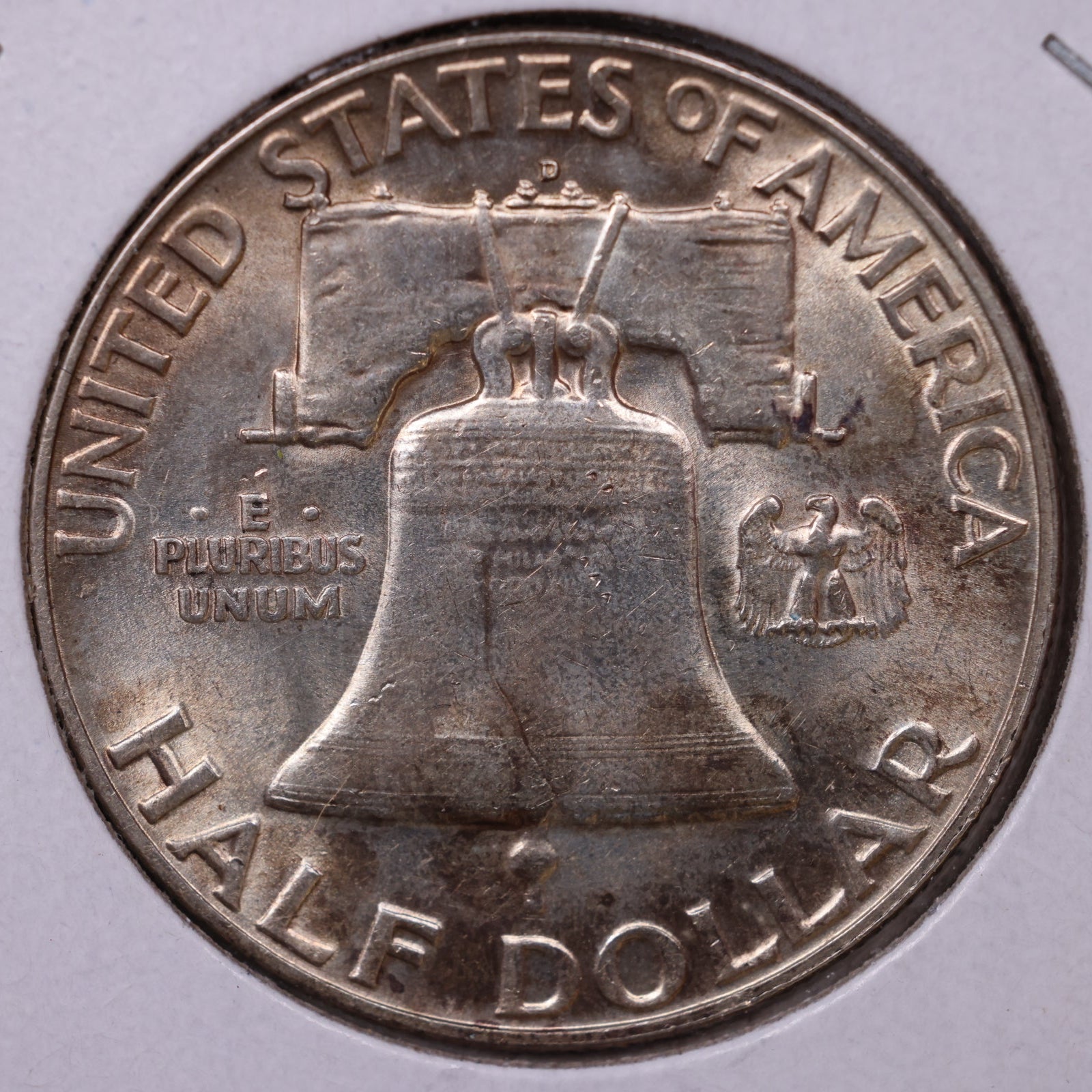 1950-D Franklin Half Dollar, Mint State Uncirculated Coin, Store #HR1518