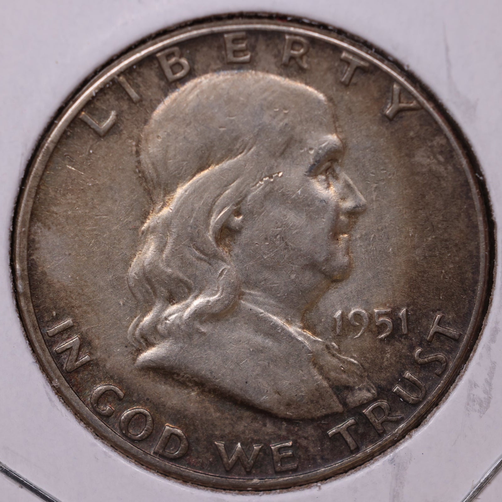 1951 Ben Franklin Half Dollar, Fine Circulated Coin, Store #HR1521