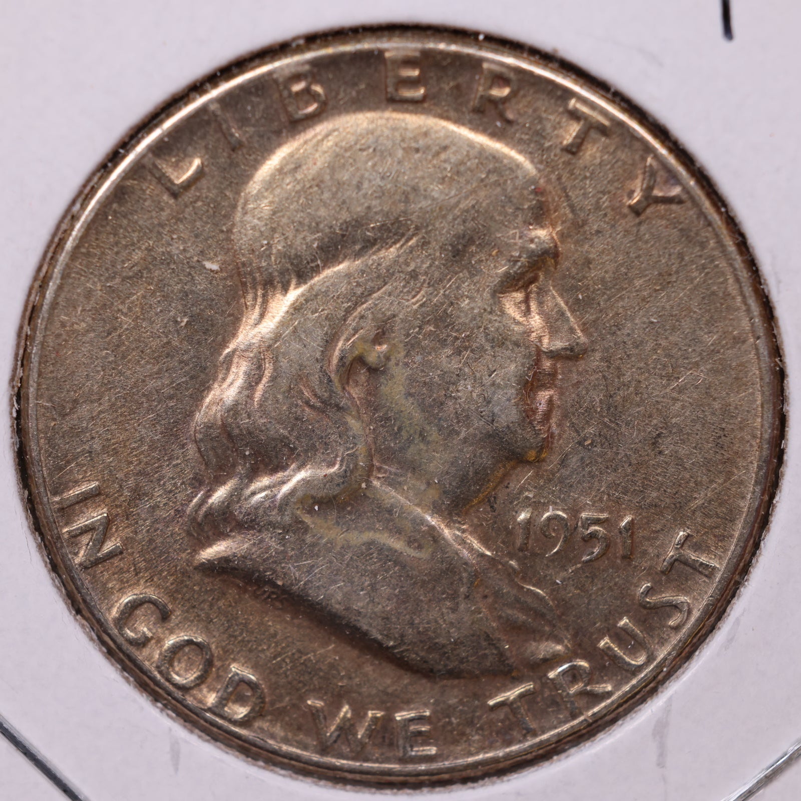 1951 Ben Franklin Half Dollar, Fine Circulated Coin, Store #HR1522