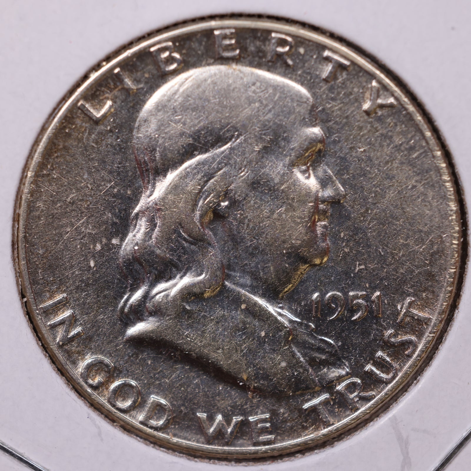 1951 Ben Franklin Half Dollar, Very Fine Circulated Coin, Store #HR1523