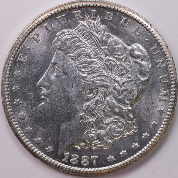 1882-S Morgan Silver Dollar, Gem Mint State Uncirculated Coin, Store #DR0257