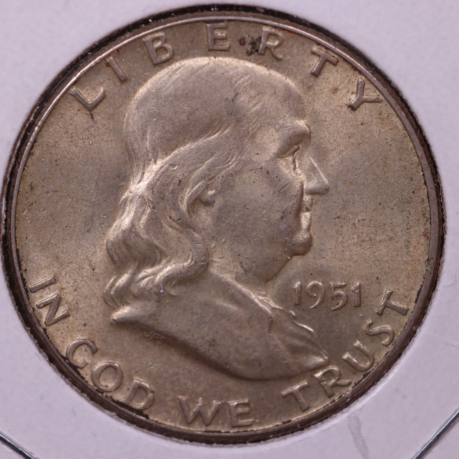 1951 Franklin Half Dollar, Extra Fine Circulated Coin, Store #HR1524