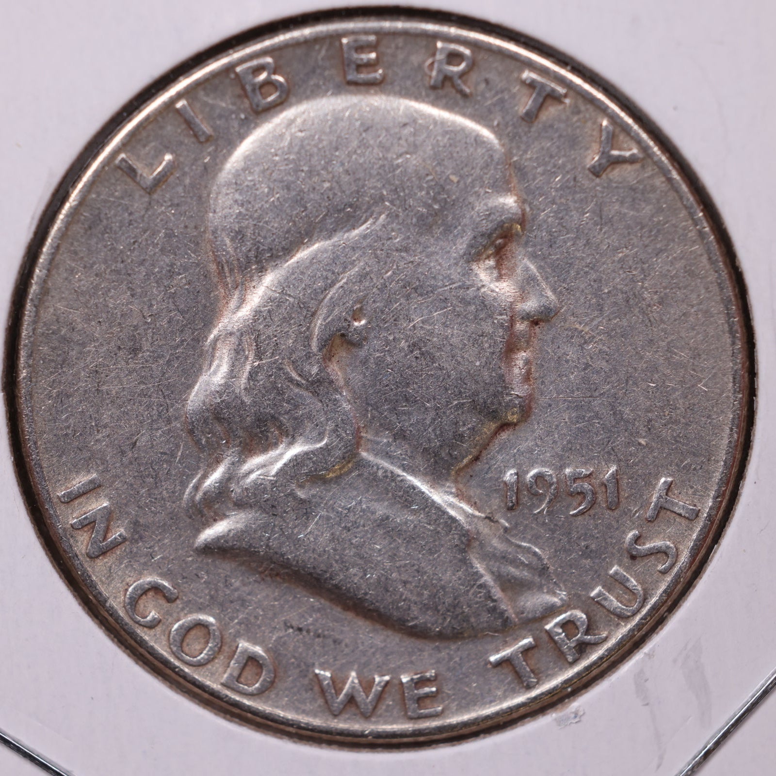 1951-S Ben Franklin Half Dollar, Fine Circulated Coin, Store #HR1530