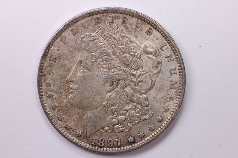 1897 Morgan Silver Dollar, Large Circulated Affordable Coin Store Sale