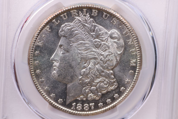1887-S Morgan Silver Dollar, Large Circulated Affordable Coin Store Sale #0352147