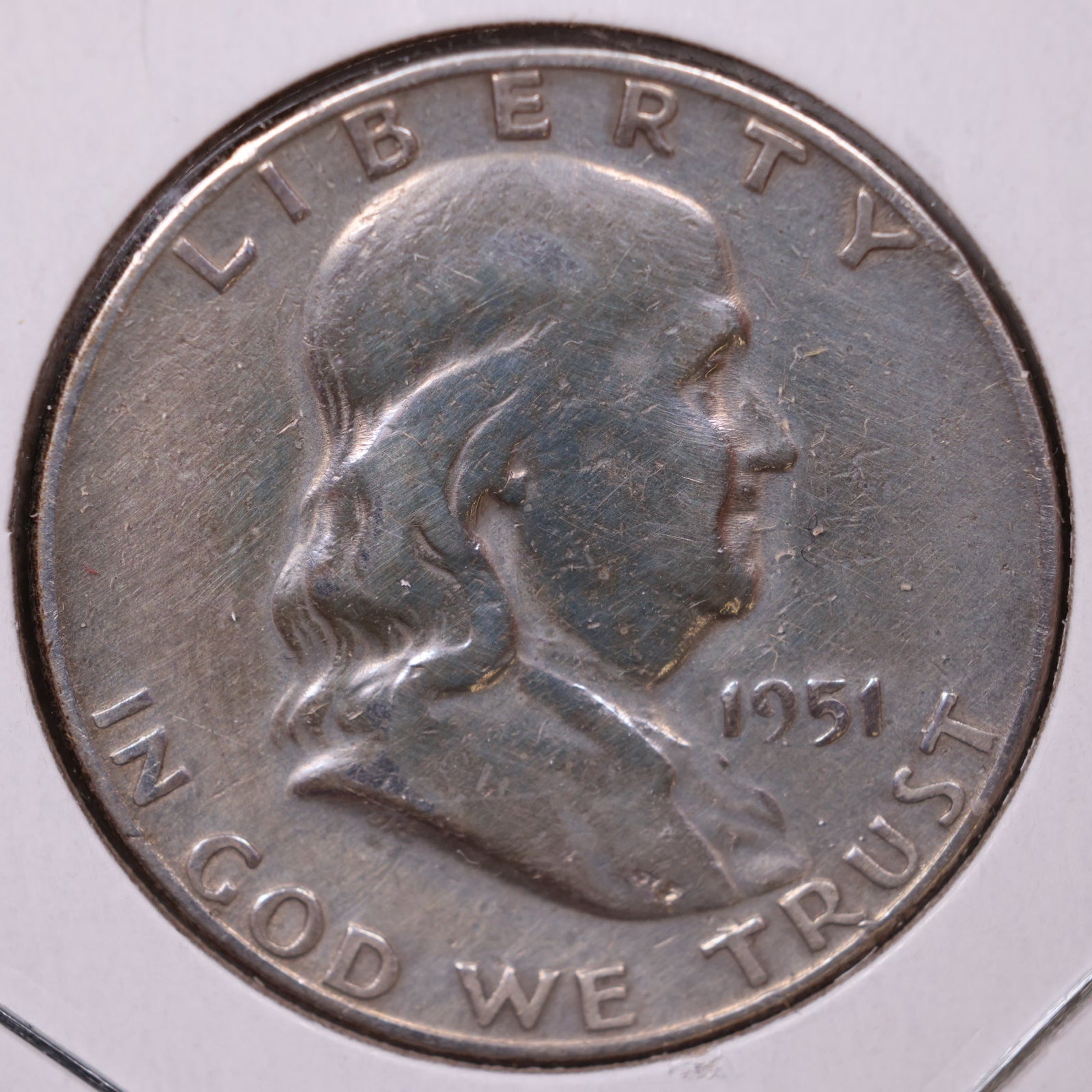 1951-S Ben Franklin Half Dollar, Fine Circulated Coin, Store #HR1535
