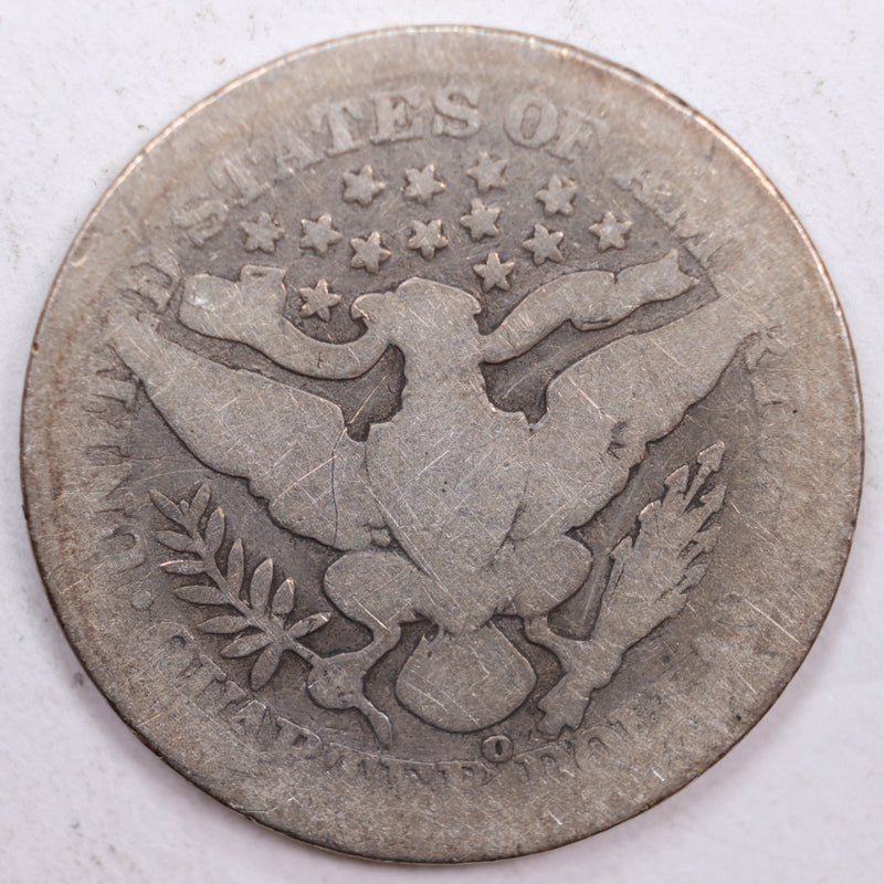1904-O Barber Silver Quarter, Fair Circulated Coin, Store