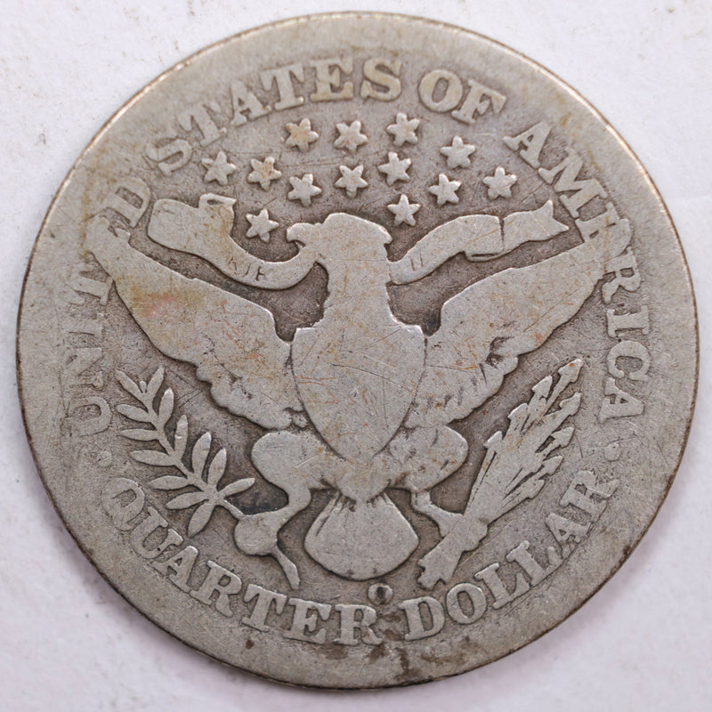 1904-O Barber Silver Quarter, Fair Circulated Coin, Store