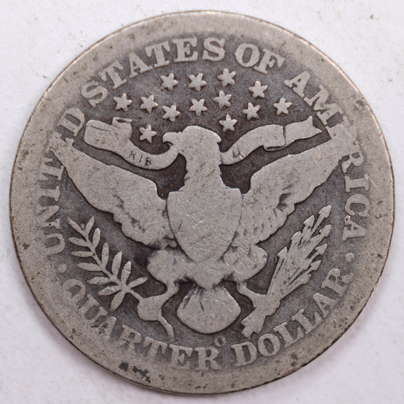 1904-O Barber Silver Quarter, Good Circulated Coin, Store