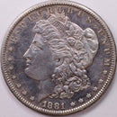 1881-S Morgan Silver Dollar, About Uncirculated Coin, Store