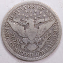 1904-O Barber Silver Quarter, Very Good Circulated Coin, Store