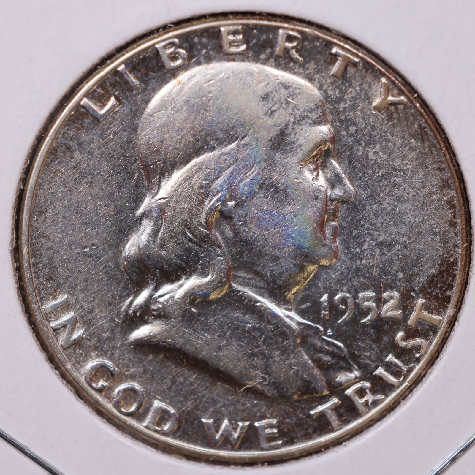 1952 Ben Franklin Half Dollar, Extra Fine Circulated Coin, Store #HR1544