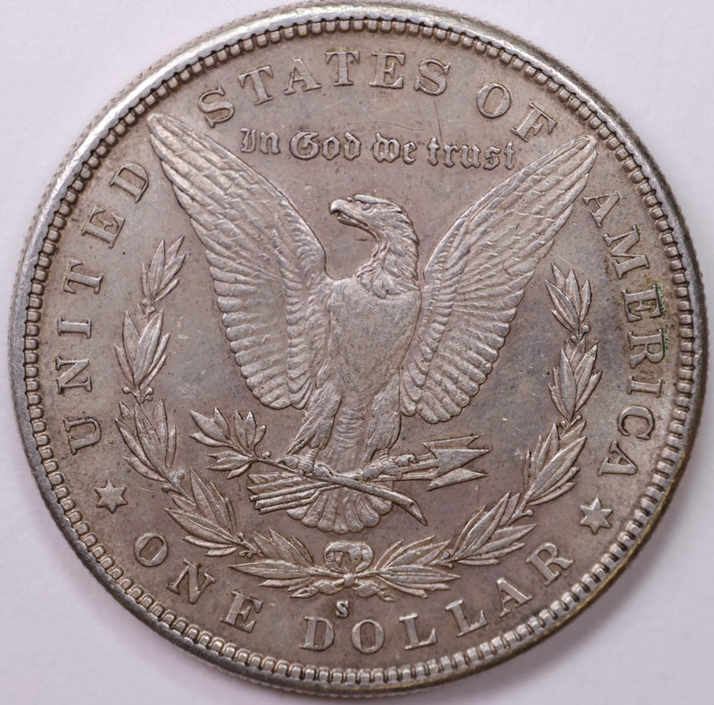 1888-S Morgan Silver Dollar, Large Circulated Affordable Coin Store Sale
