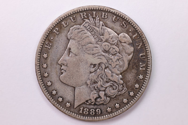 1889-S Morgan Silver Dollar, Large Circulated Affordable Coin Store Sale