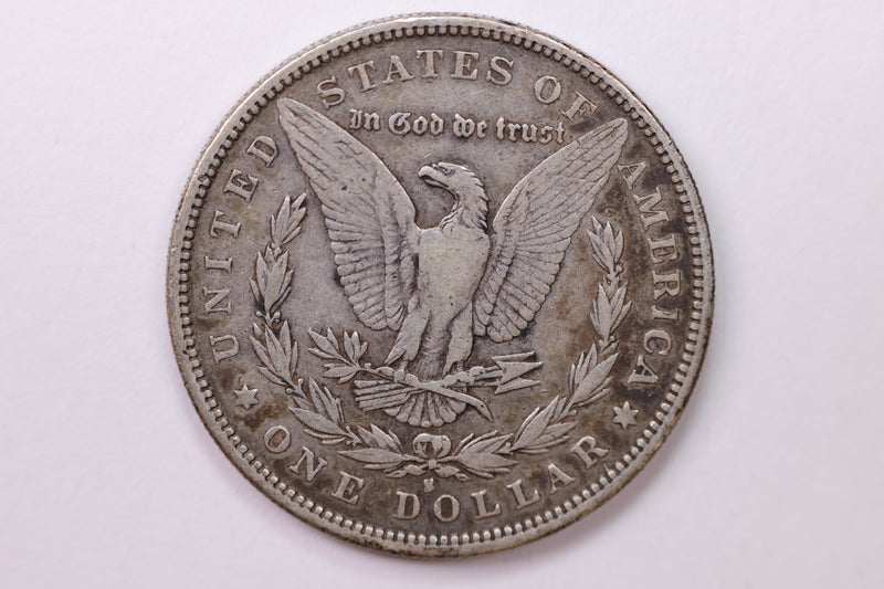 1889-S Morgan Silver Dollar, Large Circulated Affordable Coin Store Sale