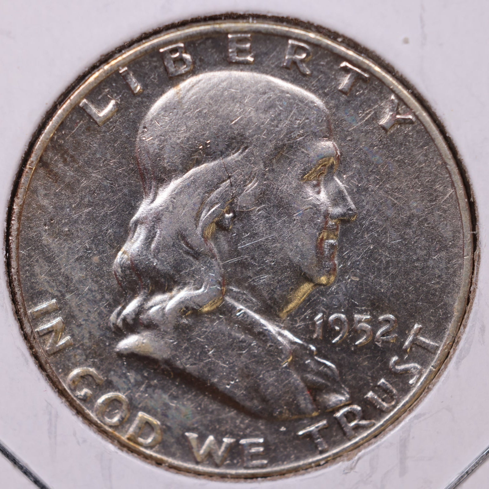 1952-D Franklin Half Dollar, Extra Fine Circulated Coin, Store #HR1550