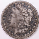 1893-CC Morgan Silver Dollar, Fine Circulated Condition., Store