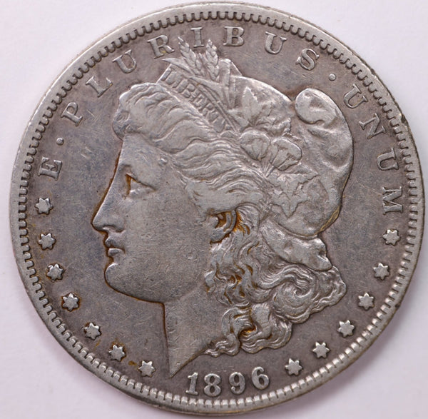 1896-S Morgan Silver Dollar, Large Circulated Affordable Coin Store Sale #035236