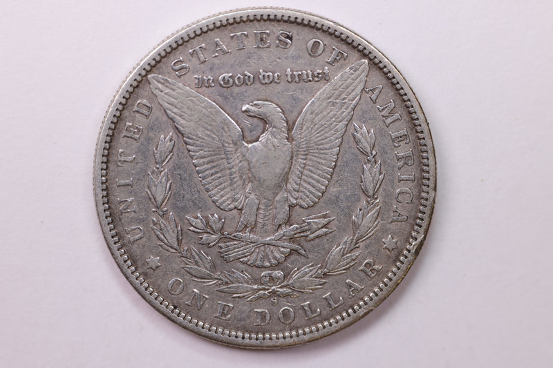 1896-S Morgan Silver Dollar, Large Circulated Affordable Coin Store Sale