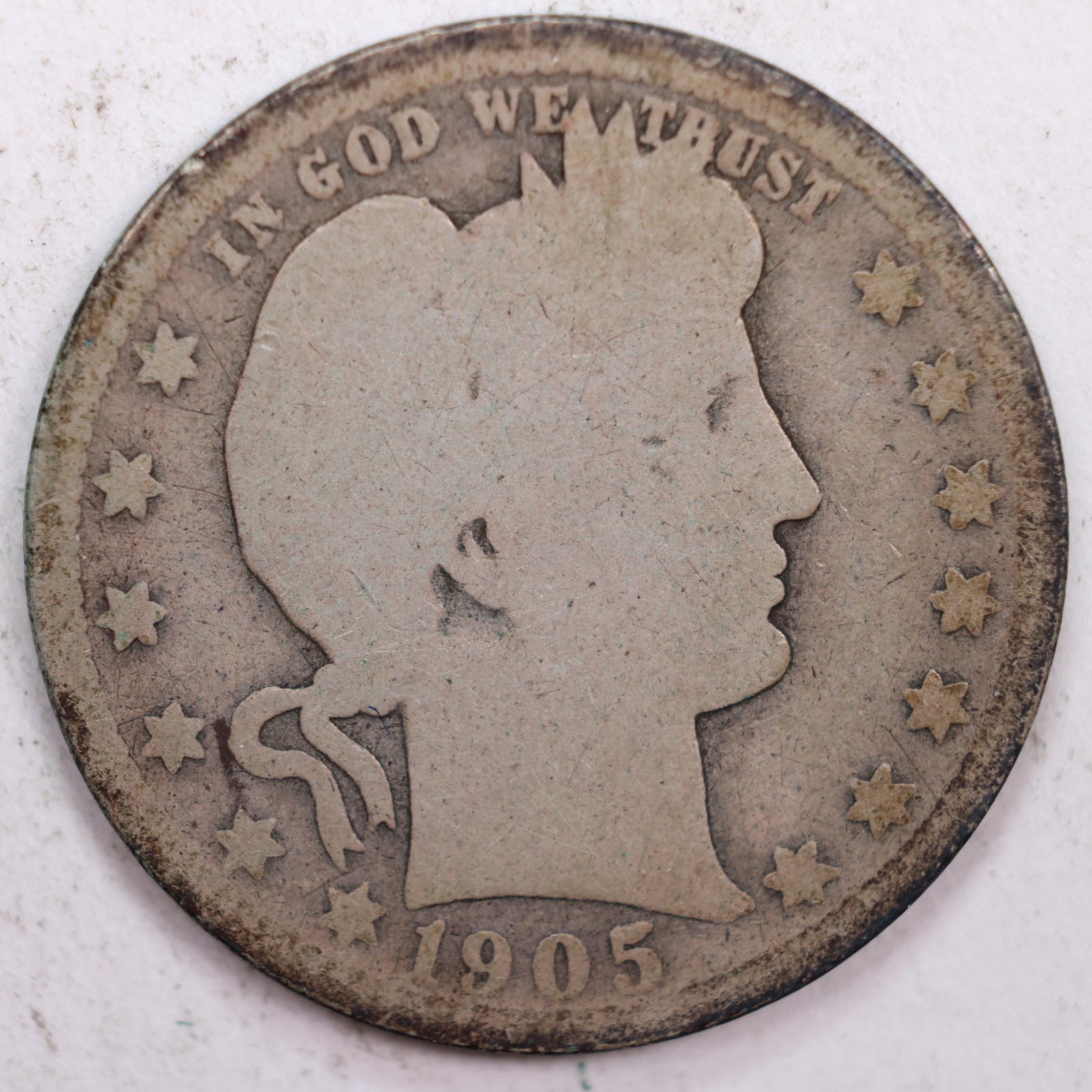1905-O Barber Quarter, Fair Circulated Coin, Store #QR0463