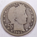 1905-O Barber Silver Quarter, Good Circulated Coin, Store