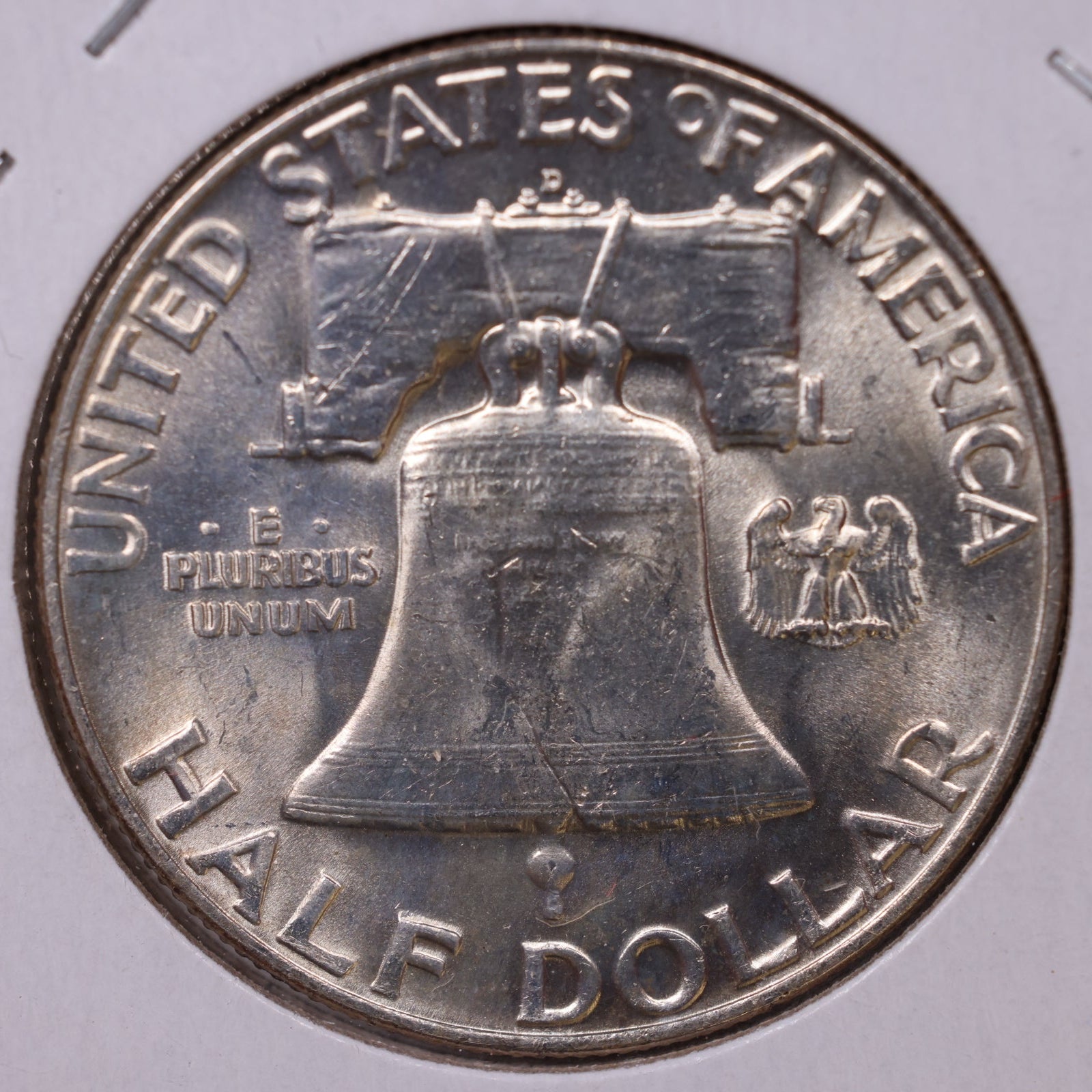 1953-D Ben Franklin Half Dollar, Mint State Uncirculated Coin, Store #HR1564