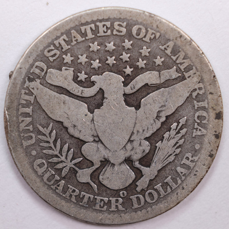 1905-O Barber Silver Quarter, Good Circulated Coin, Store