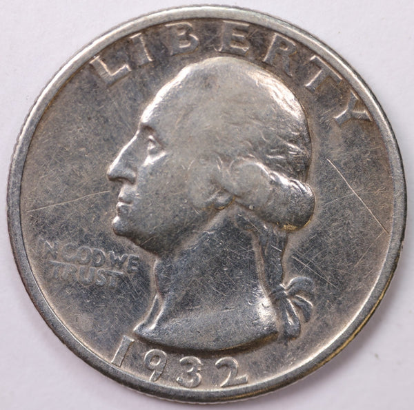 1932-S Washington Silver Quarter, Affordable Collectible Coins. Large Store Sale #035256