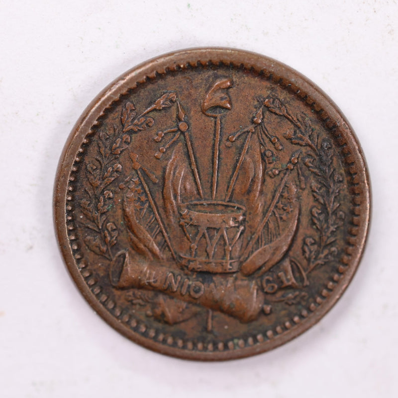 1861-64., Civil War Token., Circulated Condition., Store