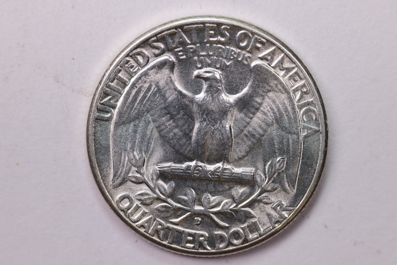 1934-D Washington Silver Quarter, Affordable Collectible Coins. Large Store Sale