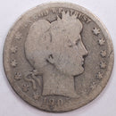 1905-S Barber Silver Quarter, Poor Circulated Coin, Store