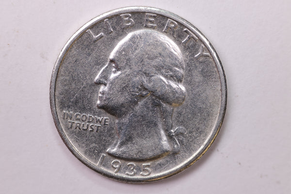 1935-D Washington Silver Quarter, Affordable Collectible Coins. Large Store Sale #035266