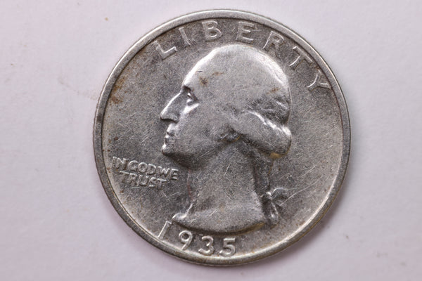 1935-S Washington Silver Quarter, Affordable Collectible Coins. Large Store Sale #035267