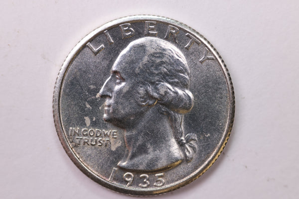 1935-S Washington Silver Quarter, Affordable Collectible Coins. Large Store Sale #035268