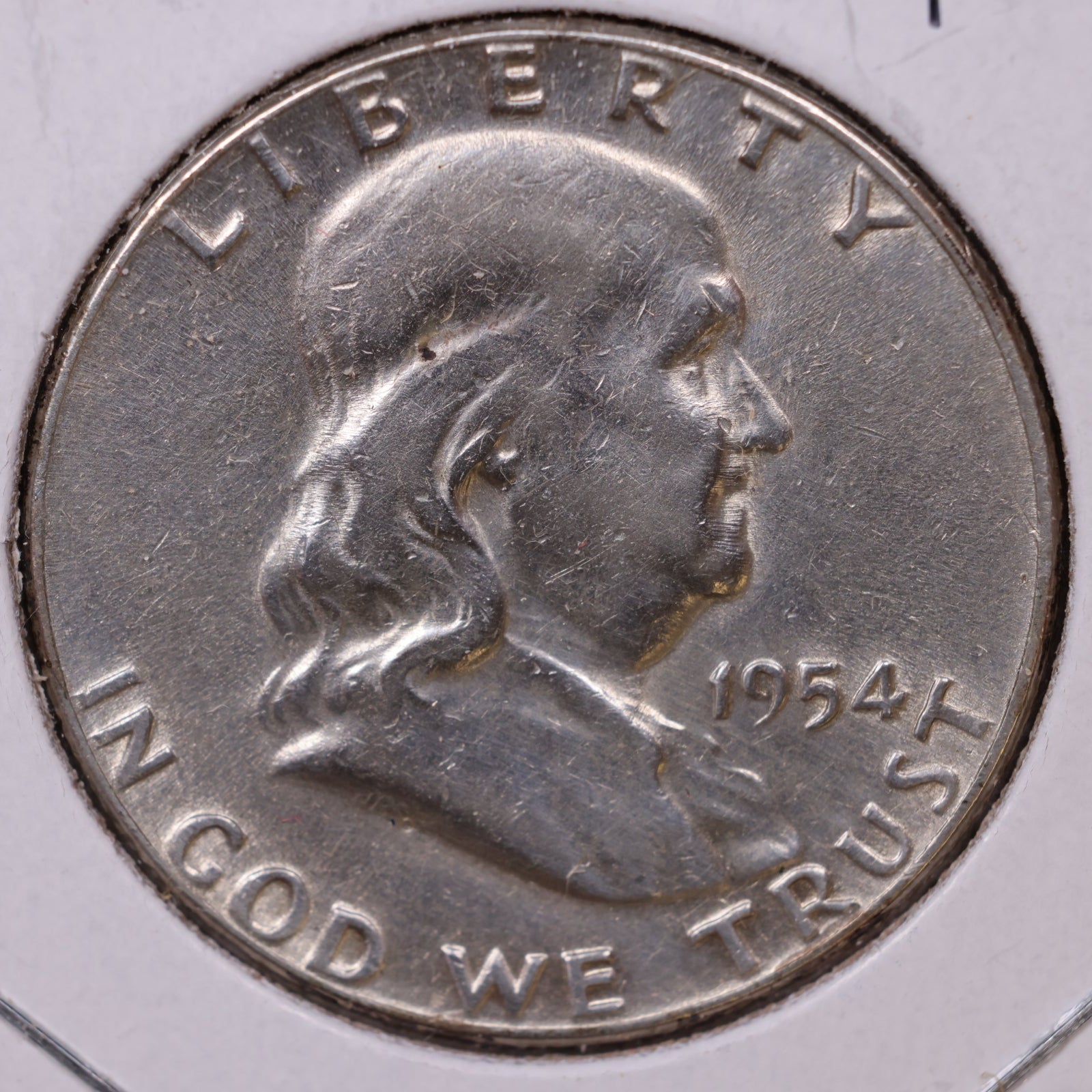 1954 Ben Franklin Half Dollar, Extra Fine Circulated Coin, Store #HR1588