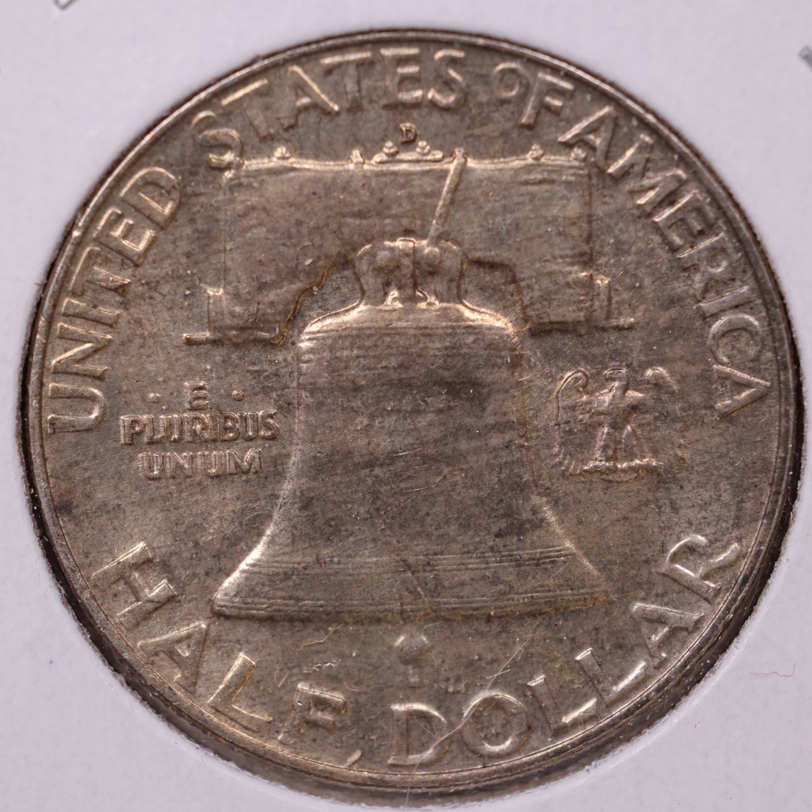 1954-D Ben Franklin Half Dollar, Mint State Uncirculated Coin, Store #HR1599