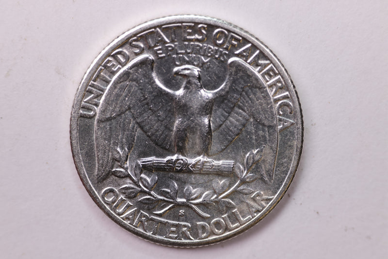 1939-S Washington Silver Quarter, Affordable Collectible Coins. Large Store Sale