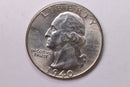 1940 Washington Silver Quarter, Affordable Collectible Coins. Large Store Sale