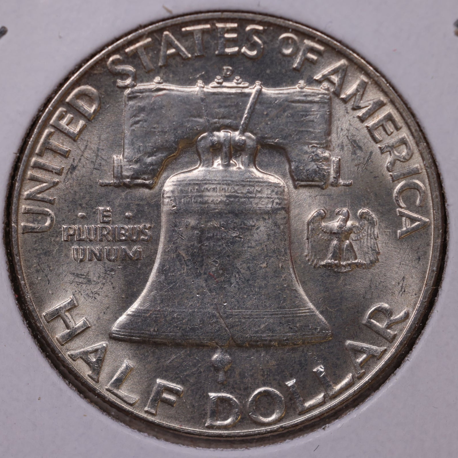 1954-D Ben Franklin Half Dollar, Mint State Uncirculated Coin, Store #HR1601