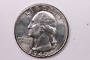 1940-S Washington Silver Quarter, Affordable Collectible Coins. Large Store Sale