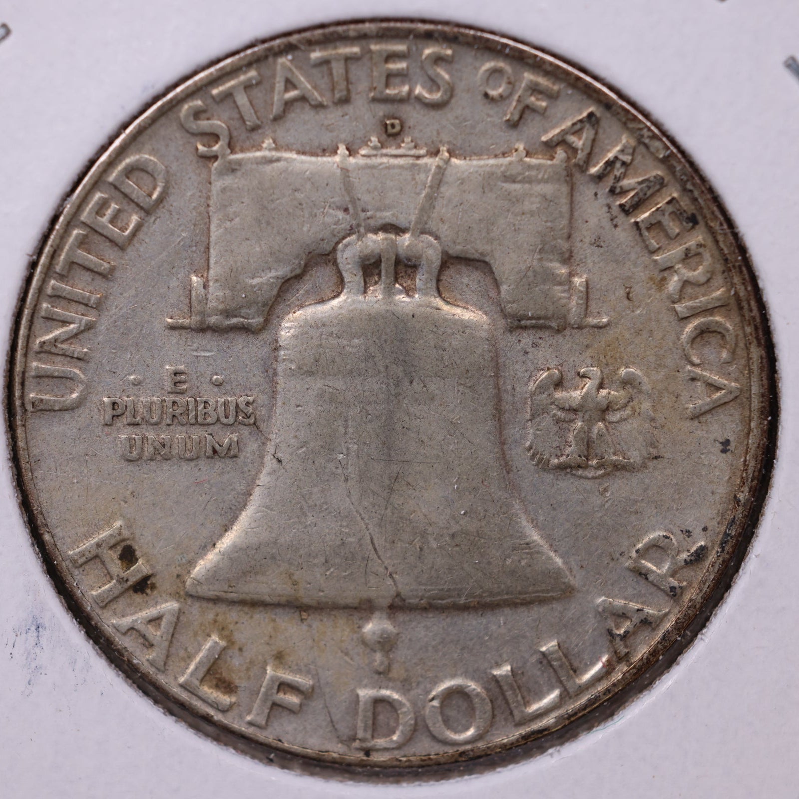 1954-D Ben Franklin Half Dollar, Fine Circulated Coin, Store #HR1608