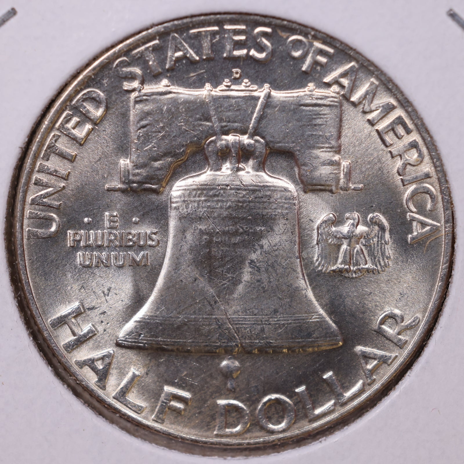 1954-D Ben Franklin Half Dollar, Mint State Uncirculated Coin, Store #HR1610