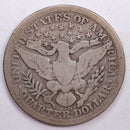 1907-O Barber Silver Quarter, Very Good Circulated Coin, Store