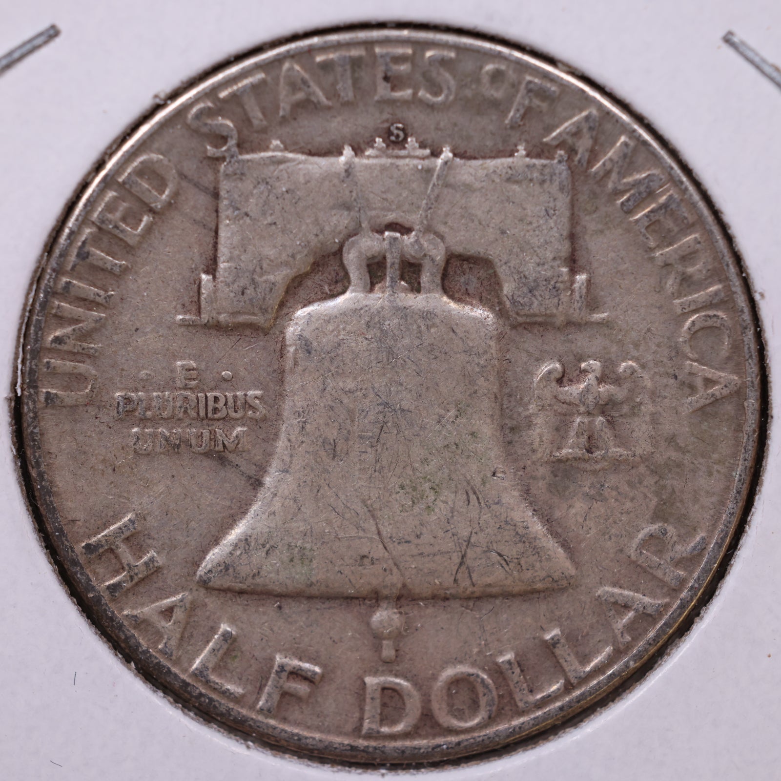 1954-S Ben Franklin Half Dollar, Very Good Circulated Coin, Store #HR1621