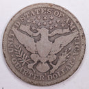 1907-S Barber Silver Quarter, Good+ Circulated Coin, Store