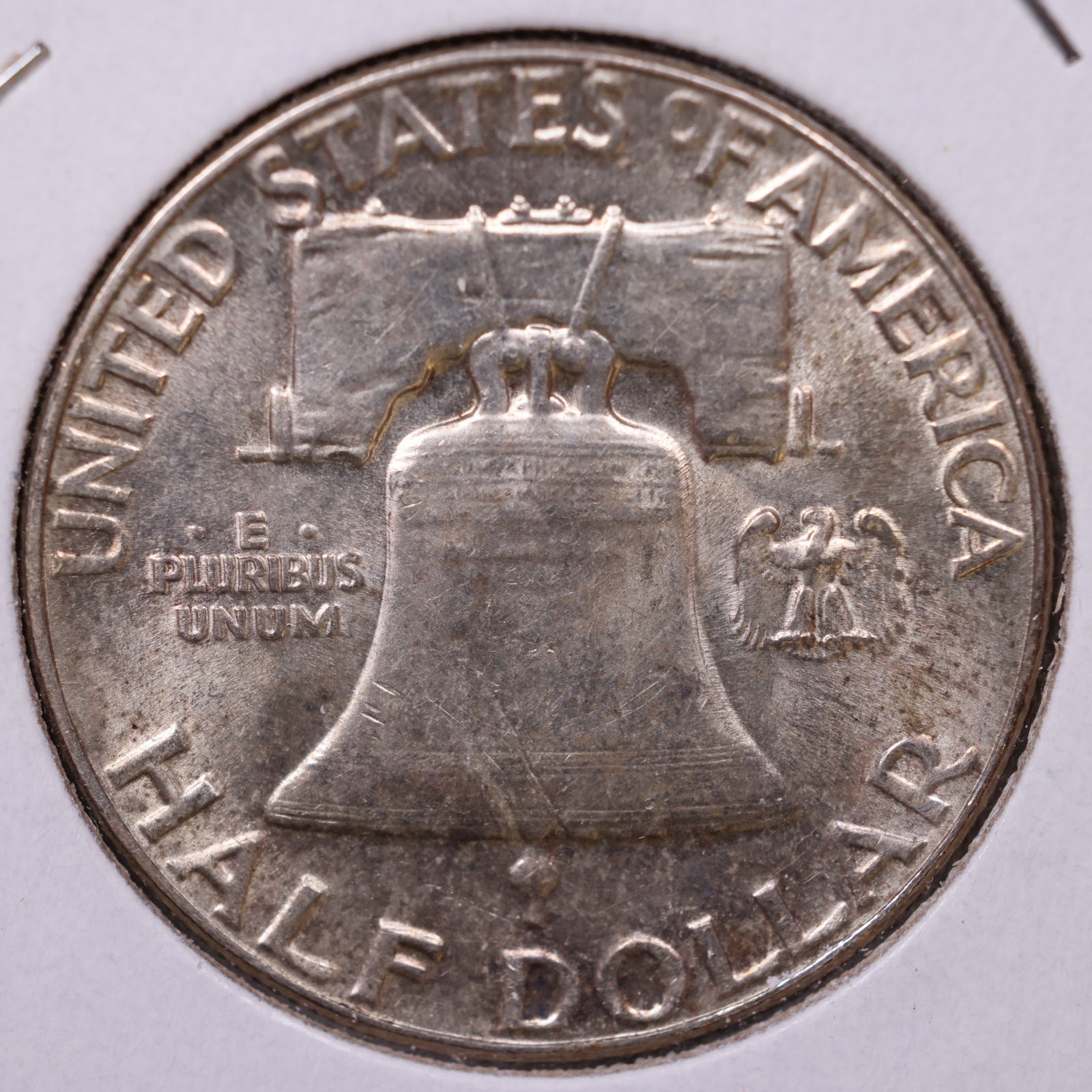 1955 Ben Franklin Half Dollar, About Uncirculated Coin, Store #HR1623