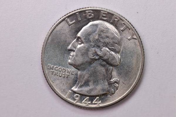 1944 Washington Silver Quarter, Affordable Collectible Coins. Large Store Sale #035317