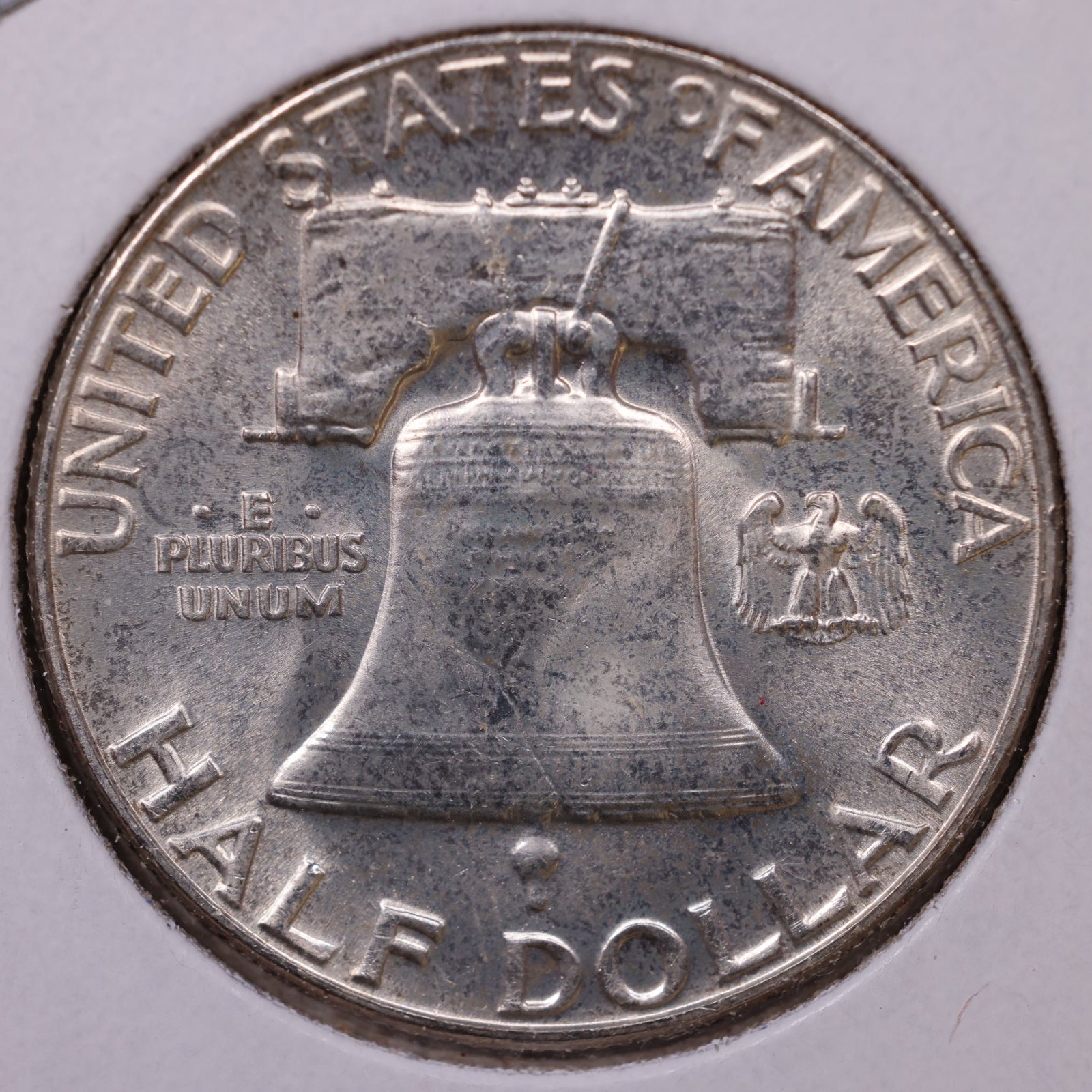 1955 Ben Franklin Half Dollar, About Uncirculated Coin, Store #HR1631